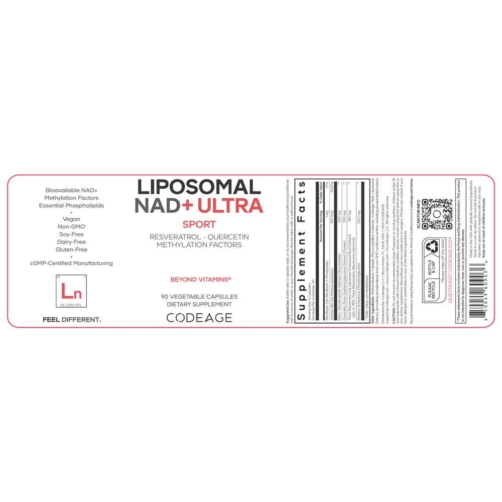 Liposomal NAD+ Ultra