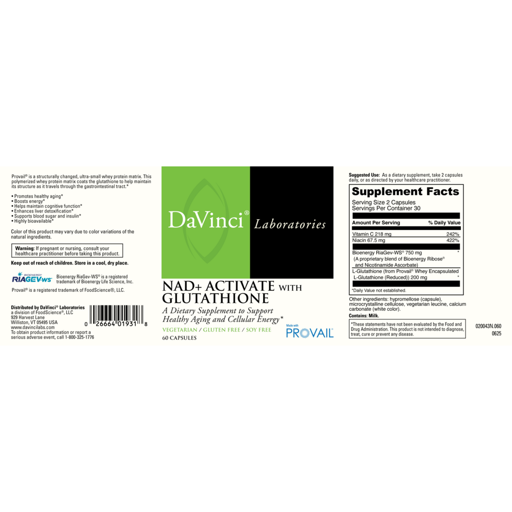 NAD+ Activate with Glutathione