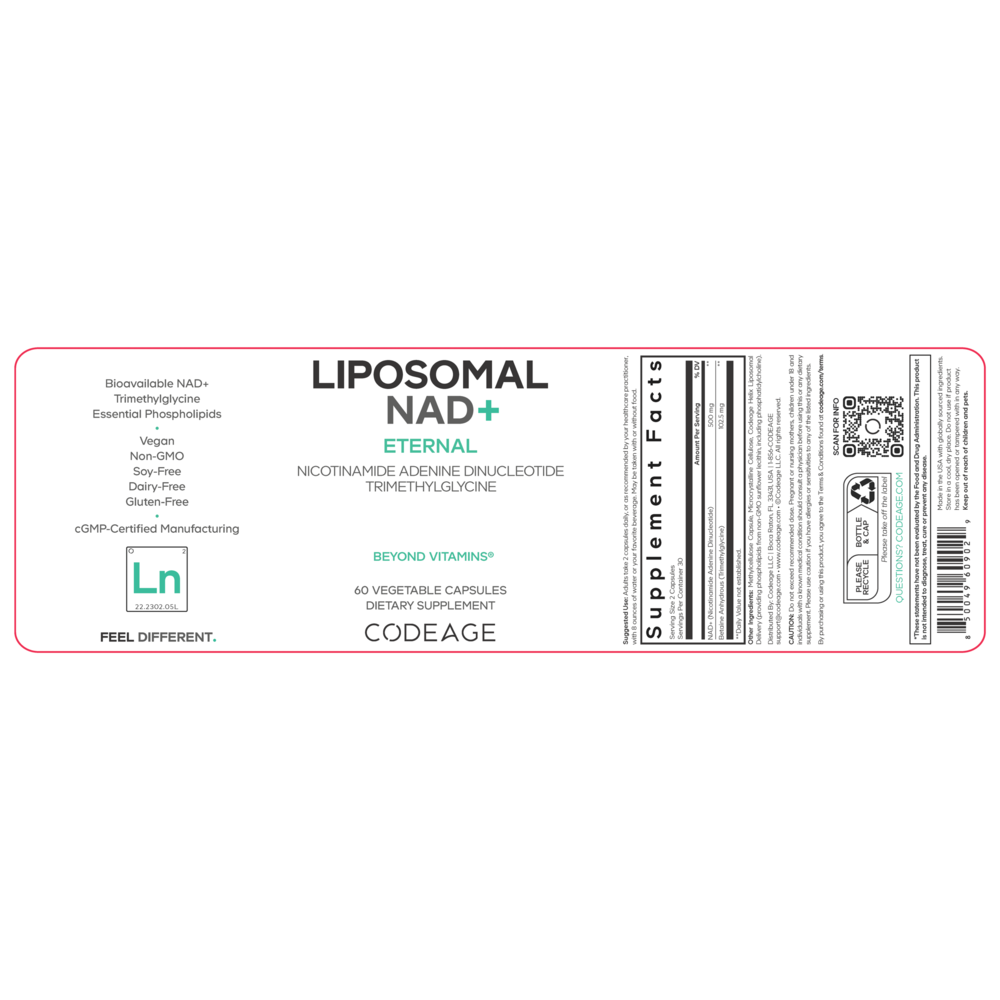 Liposomal NAD+