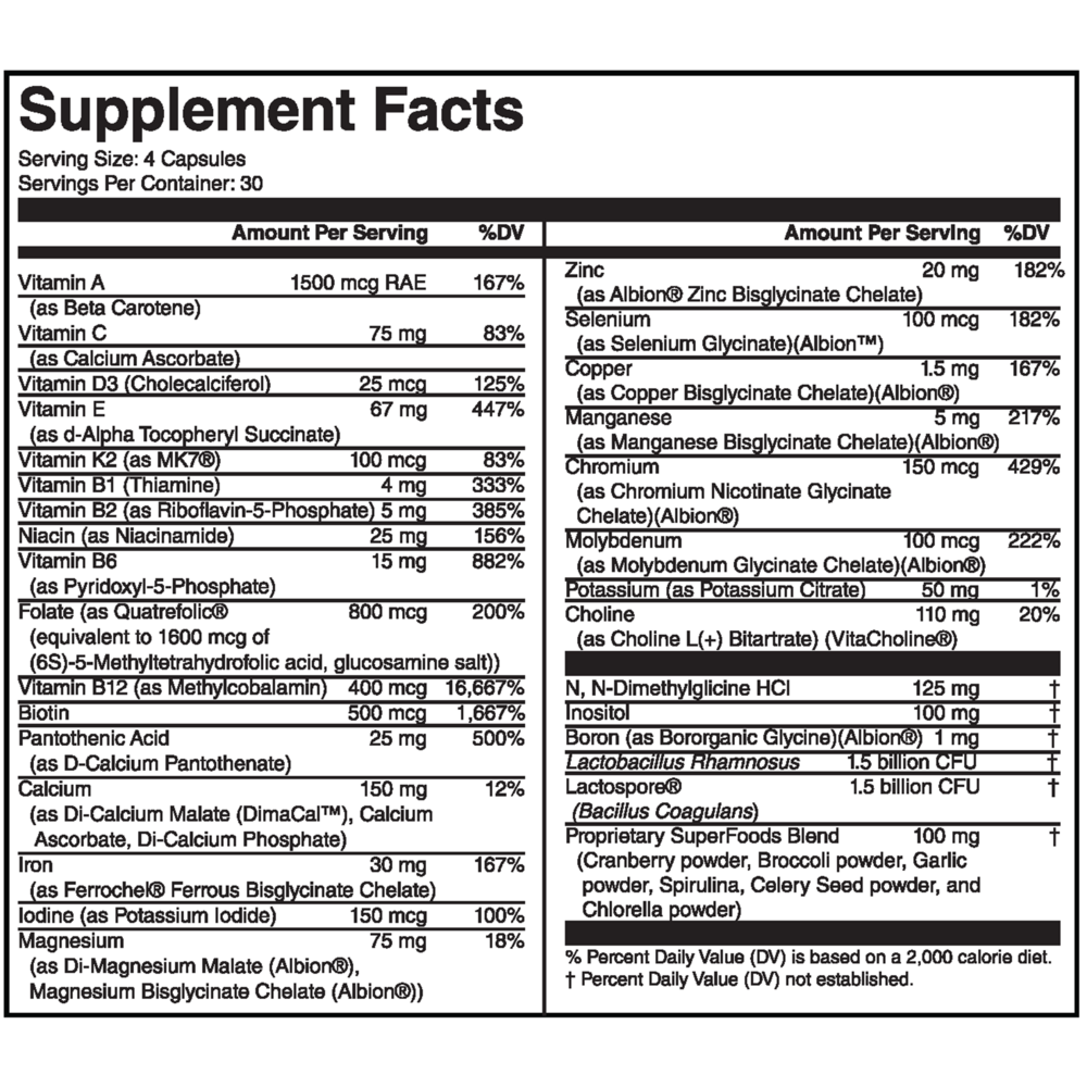 Nutritional Frontiers Women's Complete