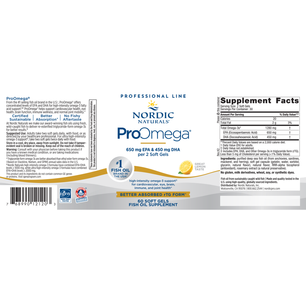 ProOmega Lemon 120