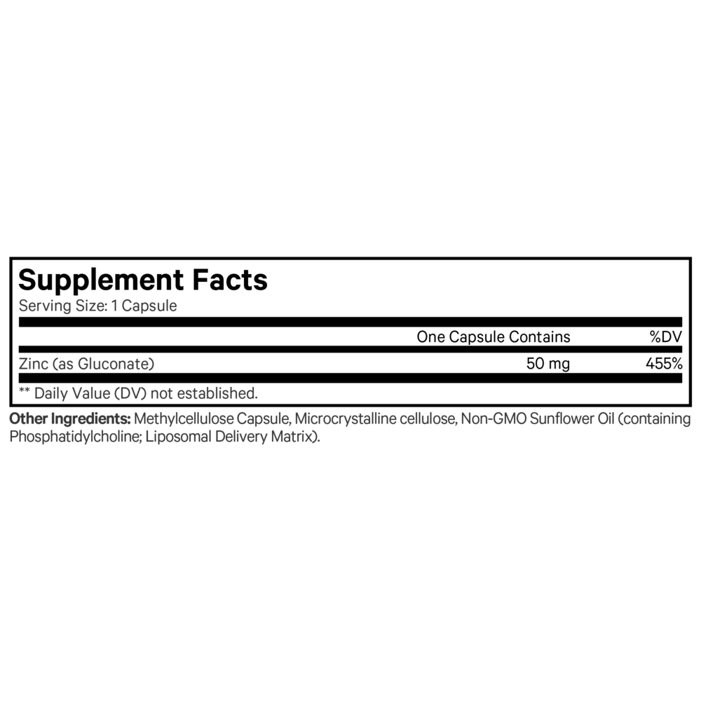 Liposomal Zinc Gluconat