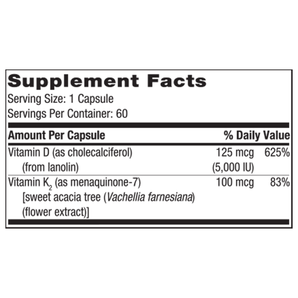 Vitamin D Plus K