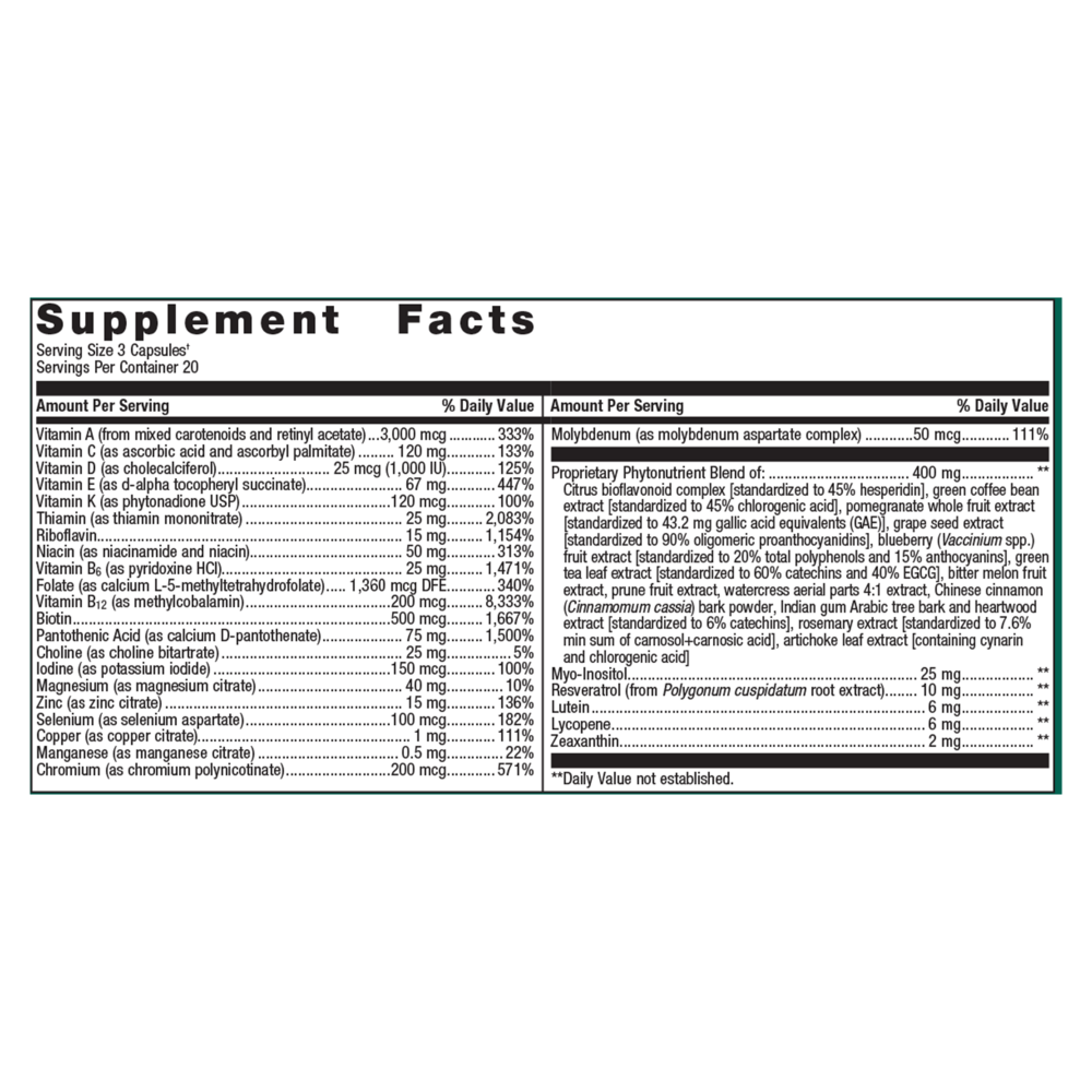 PhytoMulti Capsules 60ct