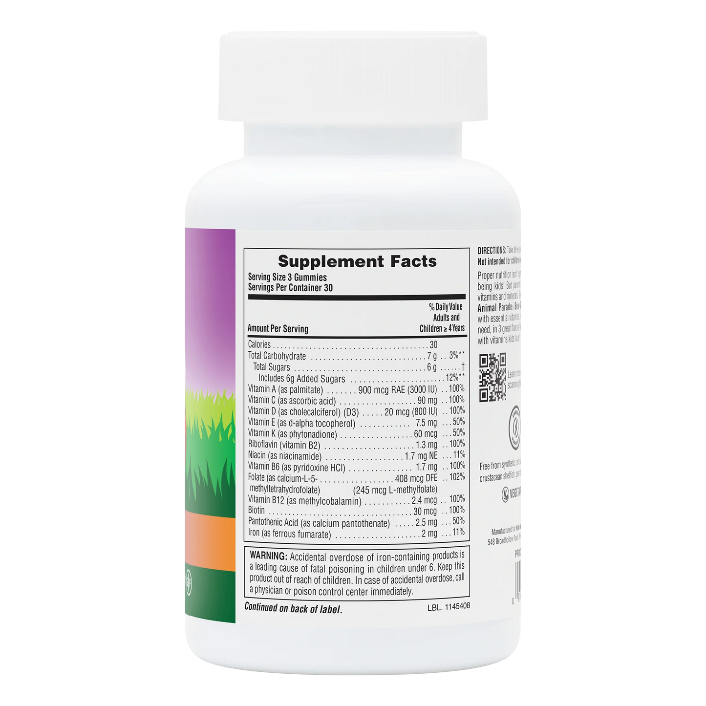 Multi-Vitamin/Mineral Gummies - Animal Parade