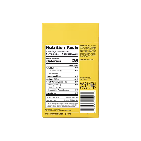 Cure Hydrating Electrolyte Drink - Lemonade