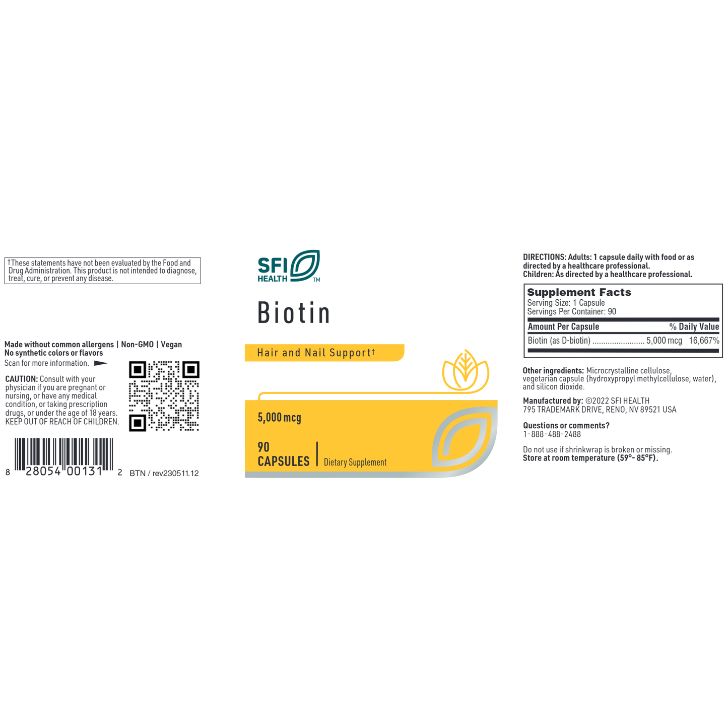 Biotin 5000 mcg