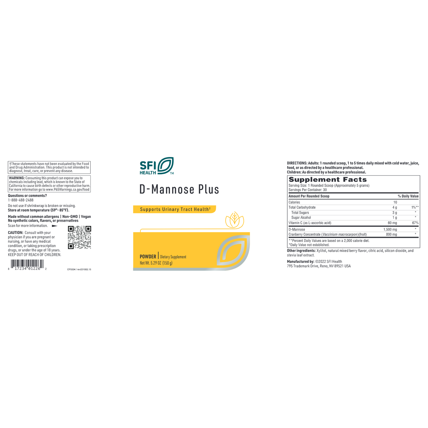 D-Mannose Plus
