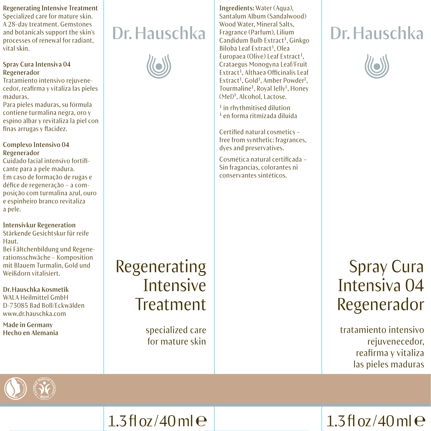 Dr. Hauschka Regenerating Intensive Treat