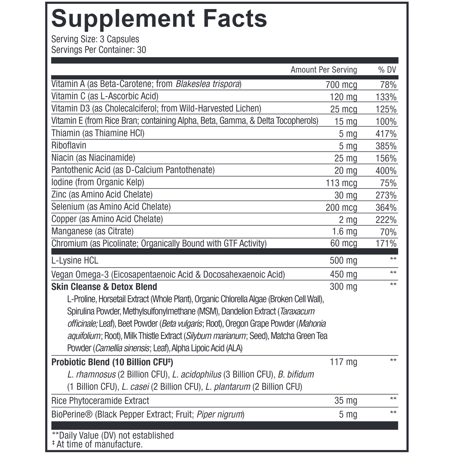 Codeage Clearface Vitamins+