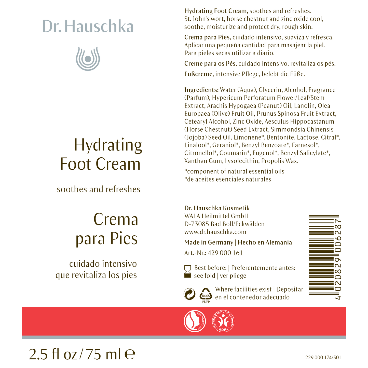 Dr. Hauschka Hydrating Foot Cream