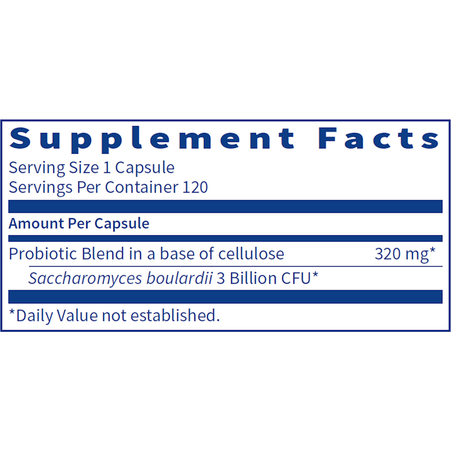 Saccharomyces Boulardii 120