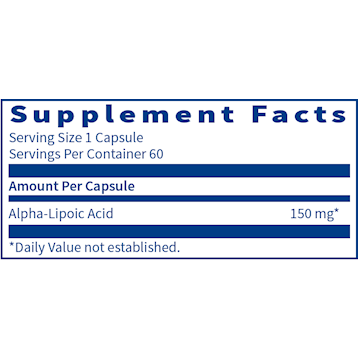 Alpha Lipoic Acid 150 mg