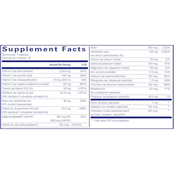 Nutrient 950 Without Copper & Iron