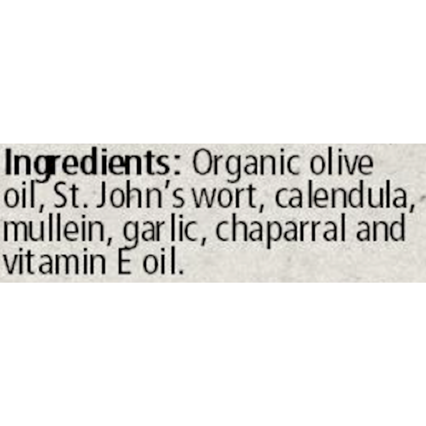 Mullein & Garlic Oil Compound .5 oz