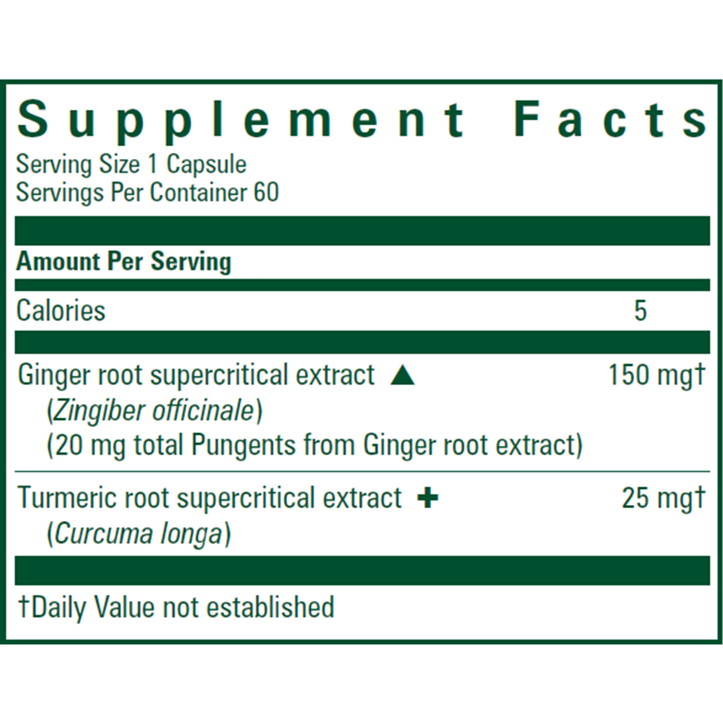 Ginger & Turmeric PRO 60