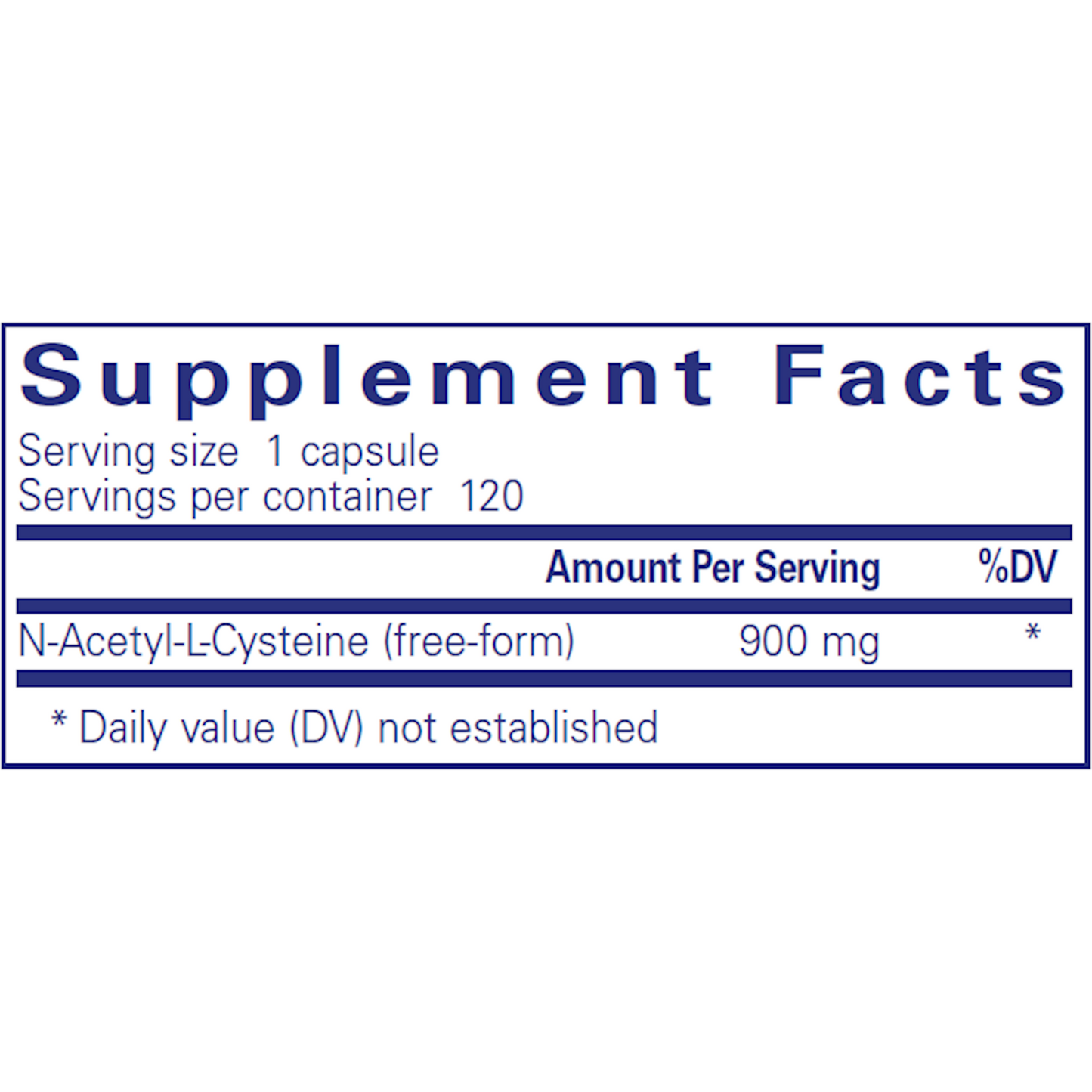 NAC 900 mg 120 vcaps