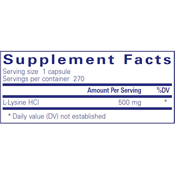 l-Lysine 500 mg