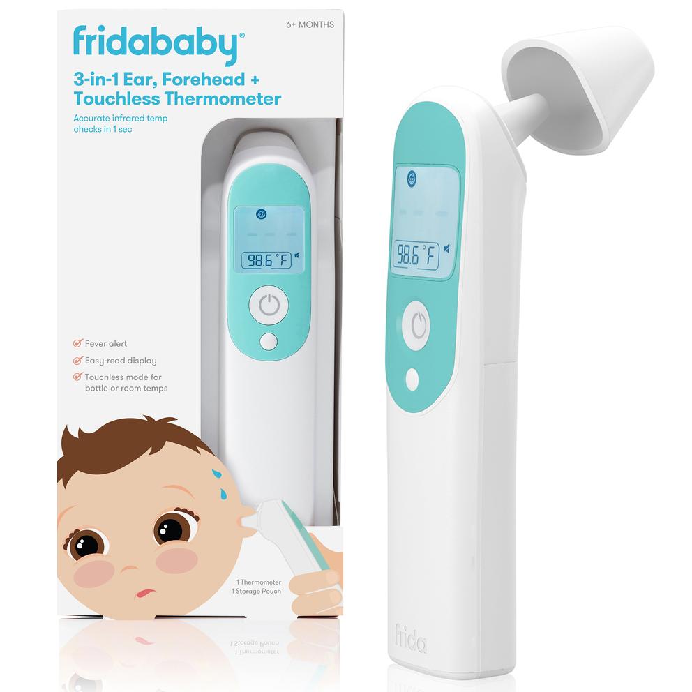 3-in-1 Ear, Forehead + Touchless Infrared Thermometer