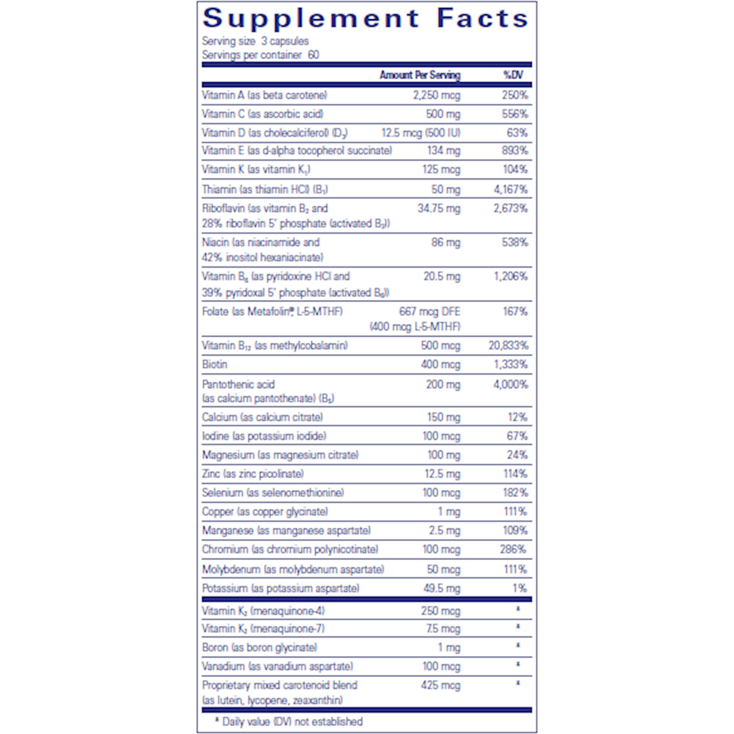 Nutrient 950® with Vitamin K