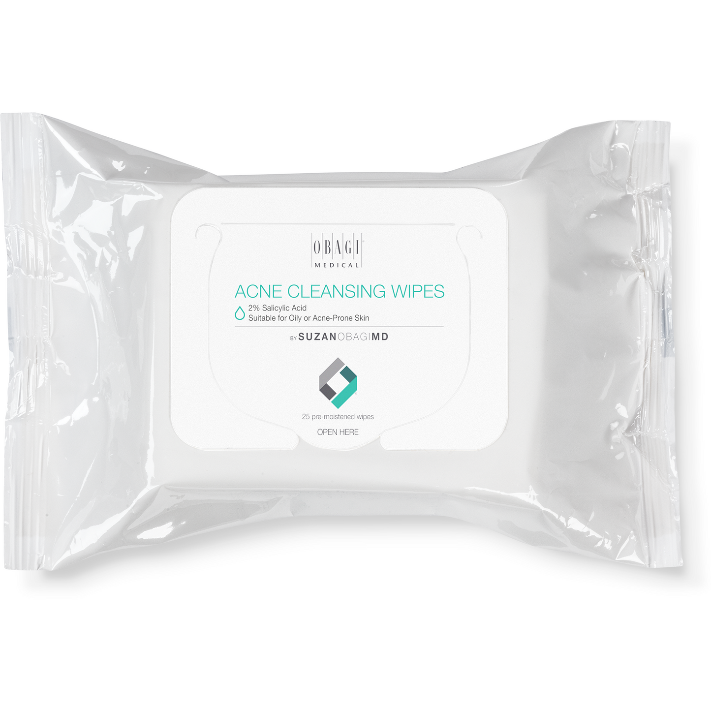 SUZANOBAGIMD™ On-the-Go Cleansing Wipes for Oily or Acne Prone Skin