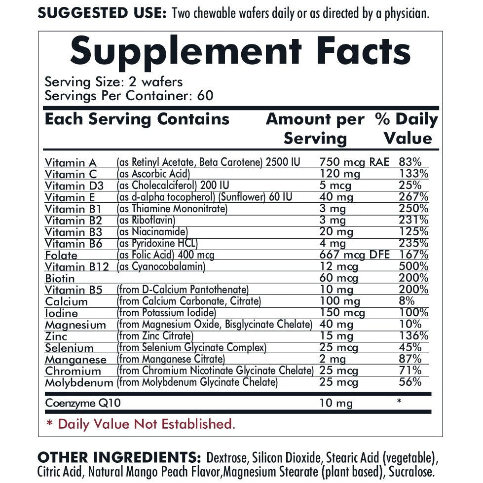 Children's Chewable Multi-Vitamin & Mineral Tablets