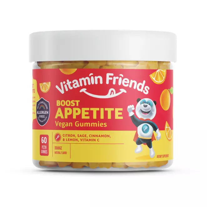 Vitamin Friends Kids Vegan Boost Appetite Gummies