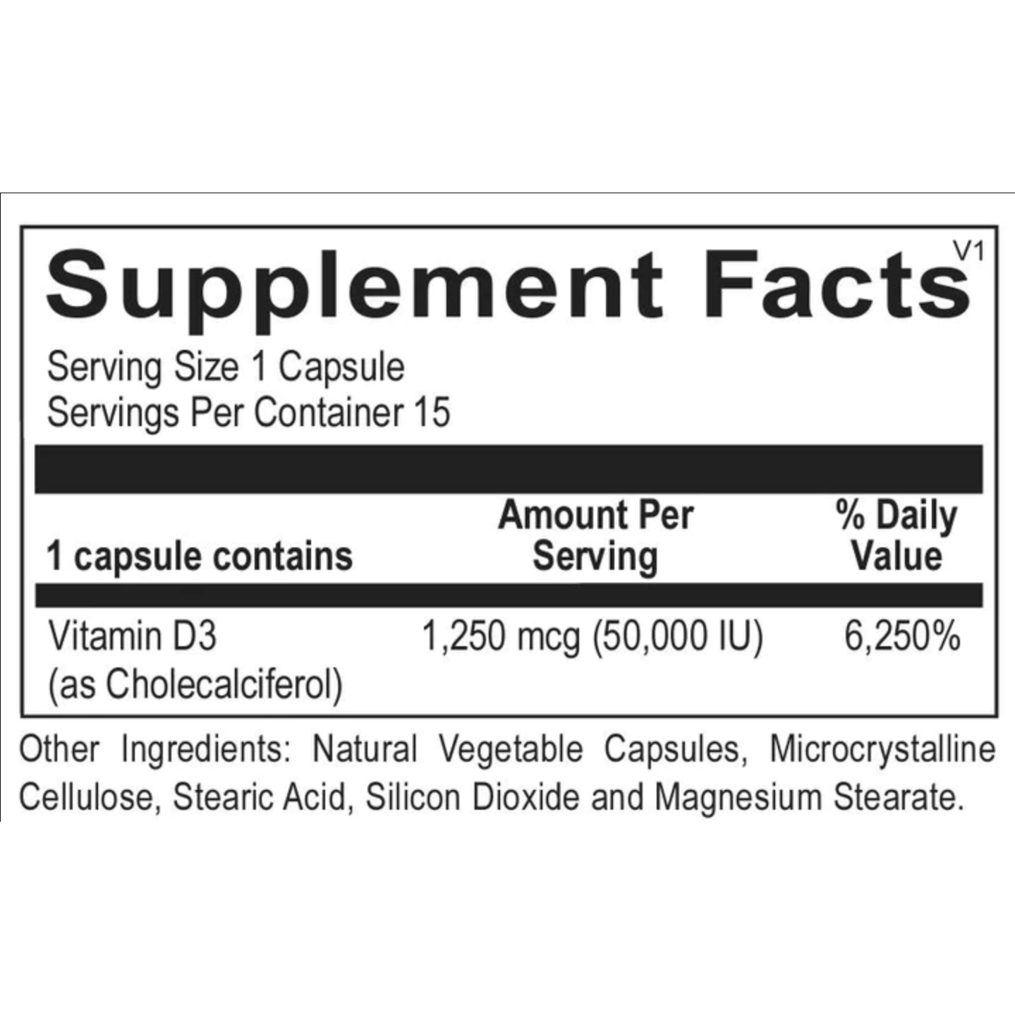 Vitamin D3 50,000