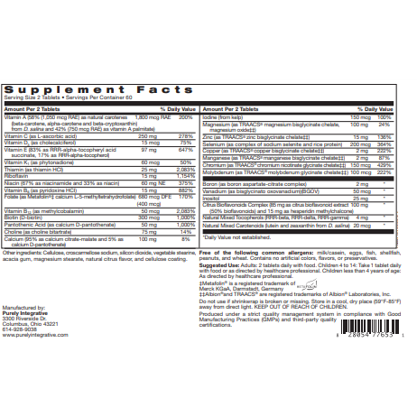 Methyl Multi Prime Tablets 120