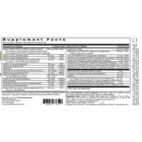 Methyl Multi Prime Tablets 60