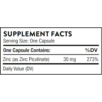 Zinc Picolinate 30 mg