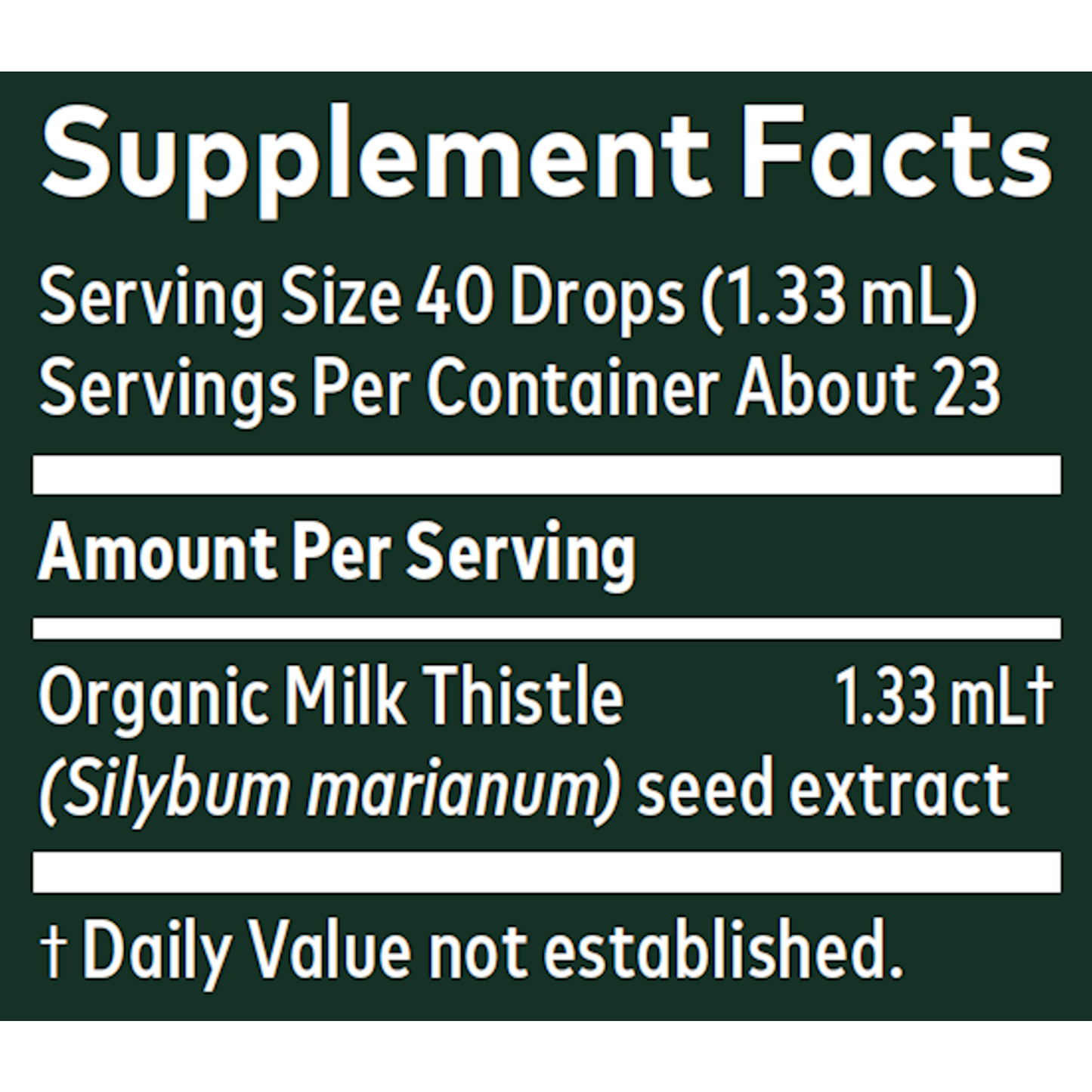 Milk Thistle Seed