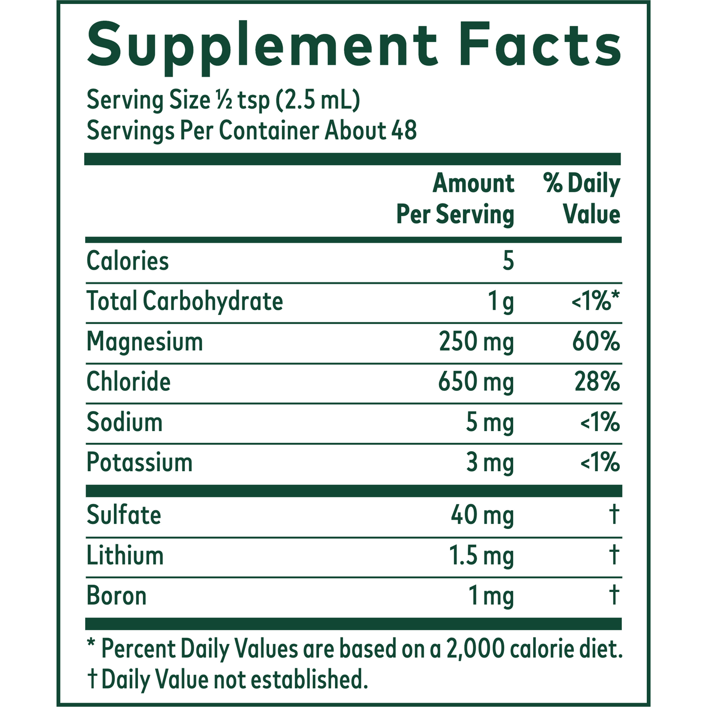 Liquid Magnesium w/ Trace Minerals