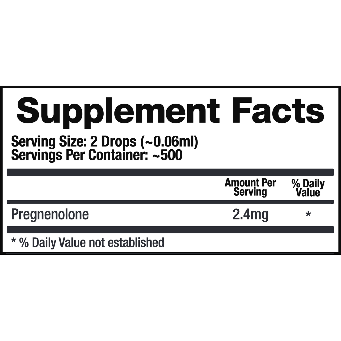 Pregnenolone Liquid