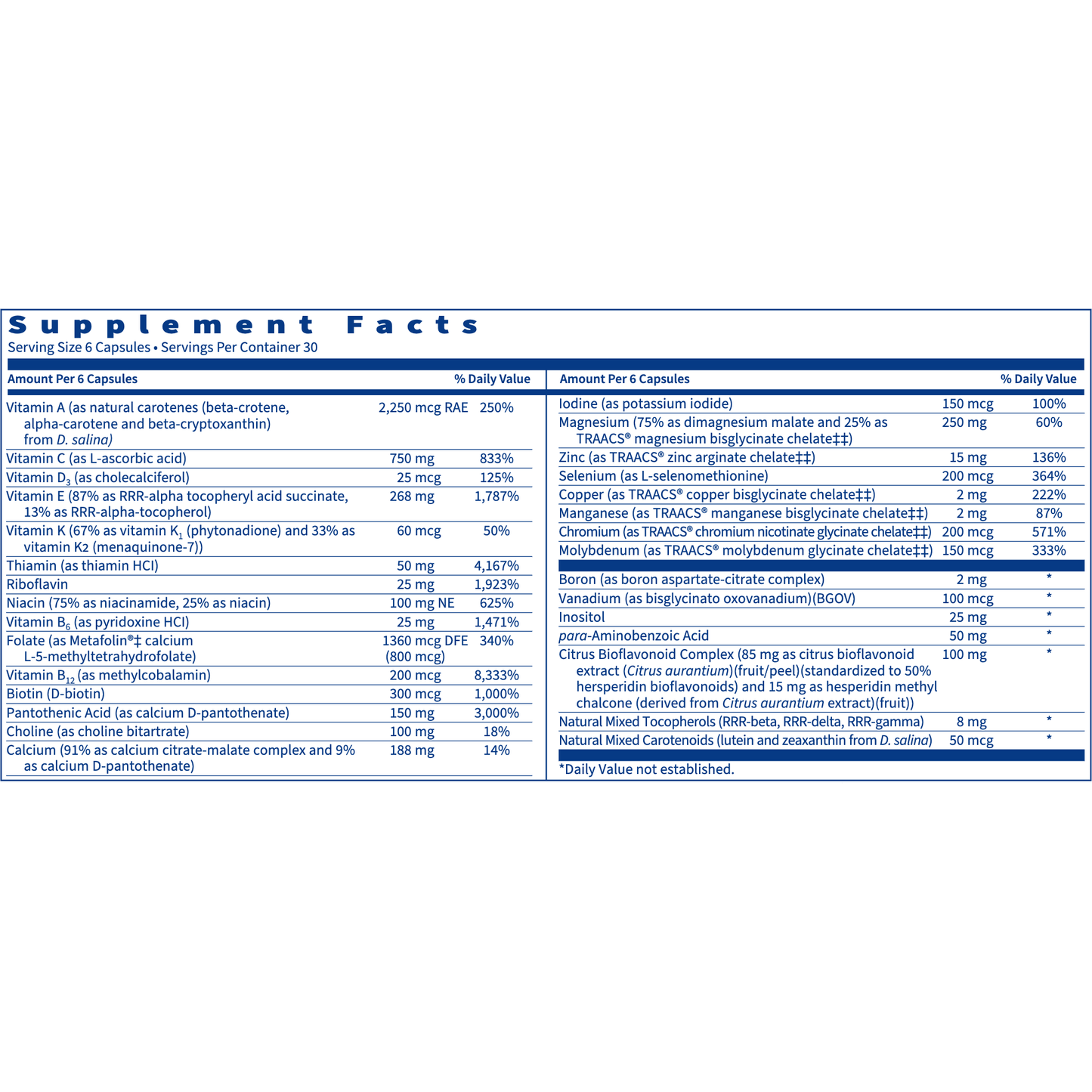MultiThera®1 + Vitamin K