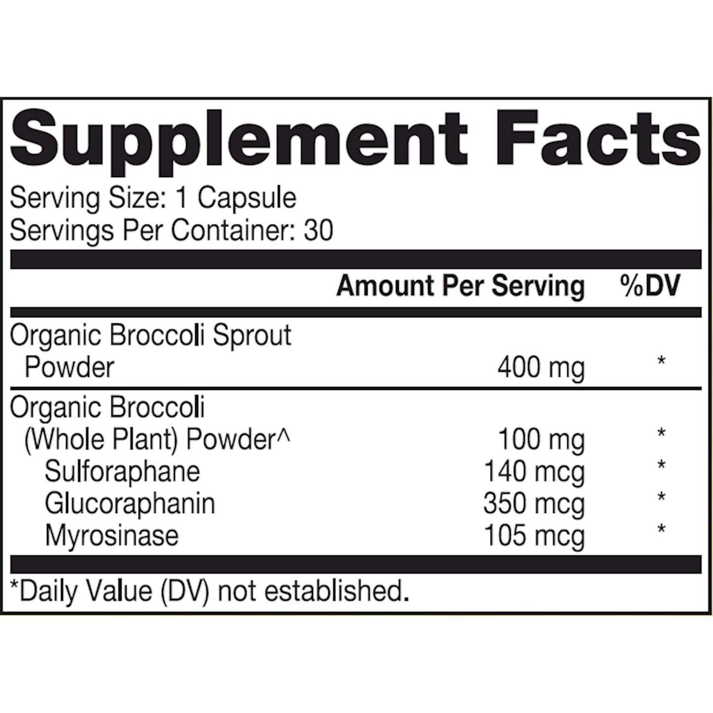 Dr. Mercola Fermented Broccoli Sprouts