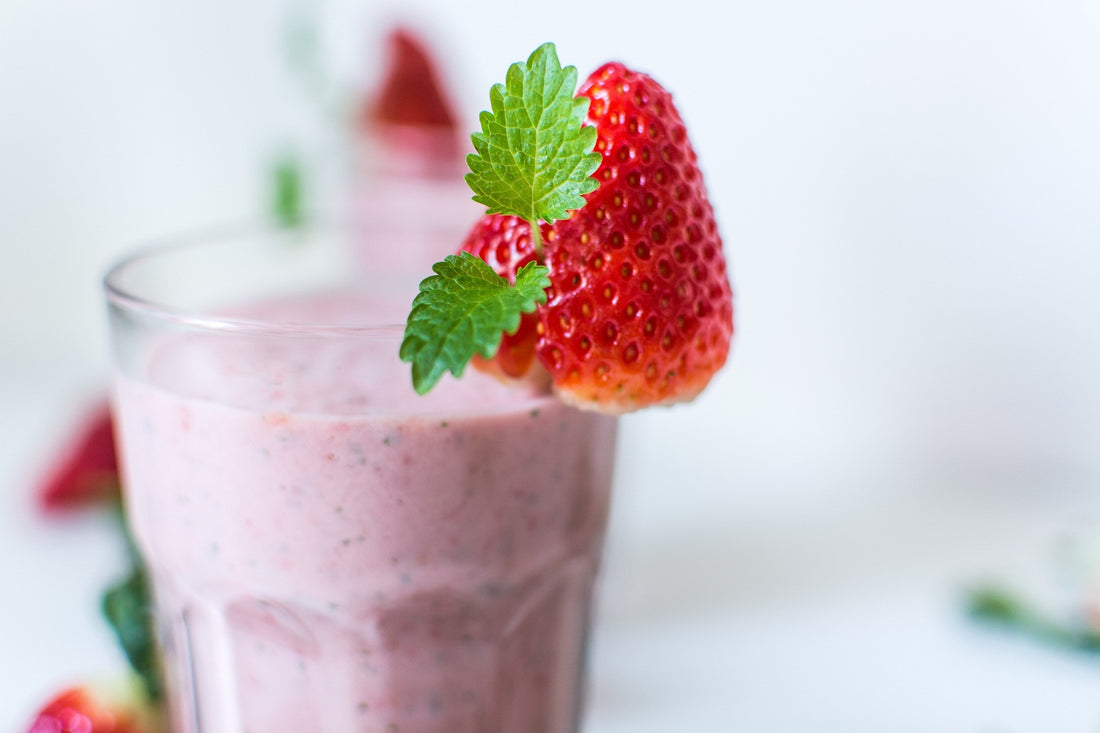 Strawberry Kefir Smoothie - Three Easy Ingredients