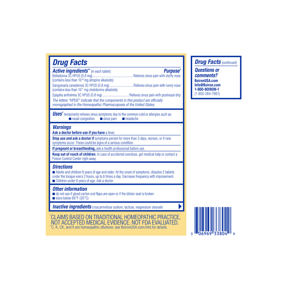 Sinus Calm Meltaway Tablets
