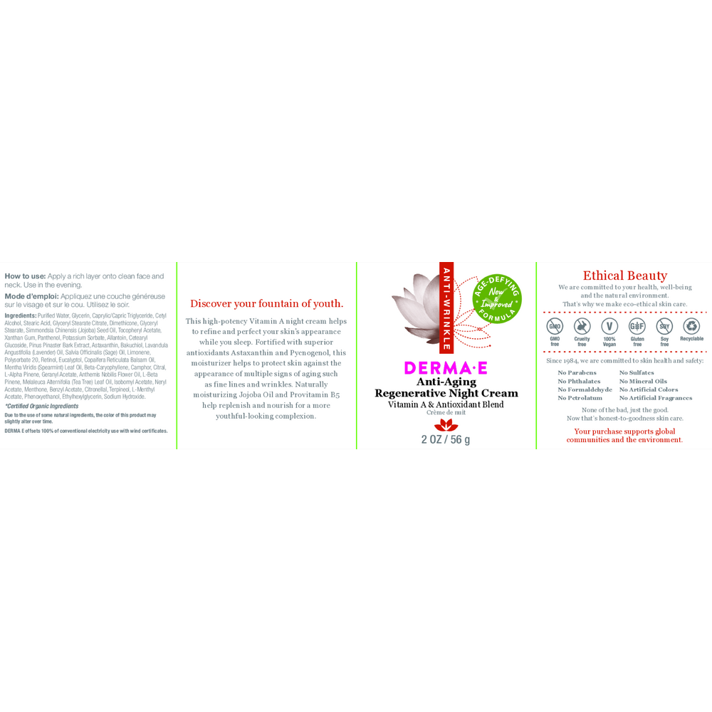Anti Aging Regenerative Night Cream