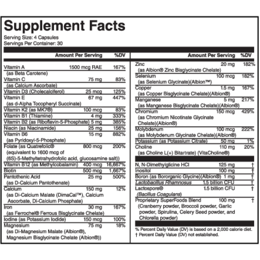 Nutritional Frontiers Women's Complete
