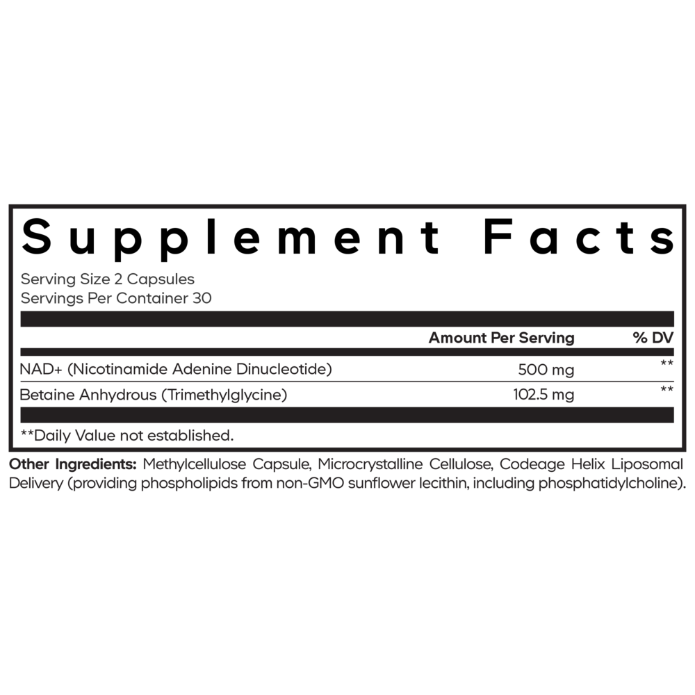 Liposomal NAD+