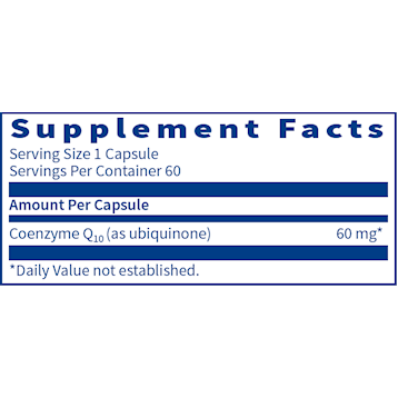 CoEnzyme Q10 60 mg vegcaps