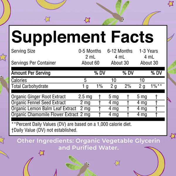Organic Gripe Water Nighttime Liquid Drops