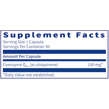 CoEnzyme Q10 100 mg vegcaps