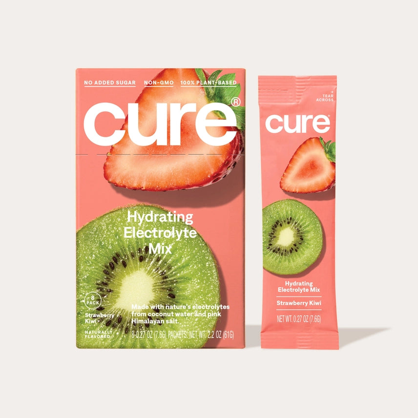 Cure Hydrating Electrolyte Drink Mix - Strawberry Kiwi