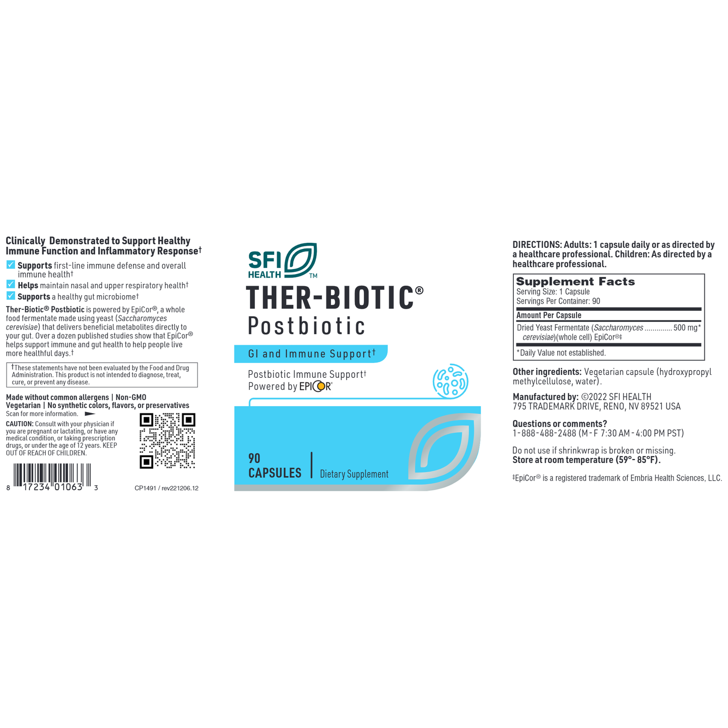 Ther-Biotic Postbiotic (previously EpiCor)