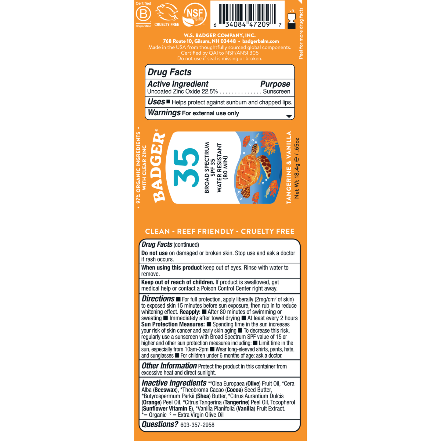 SPF 35 Kids Face Stick
