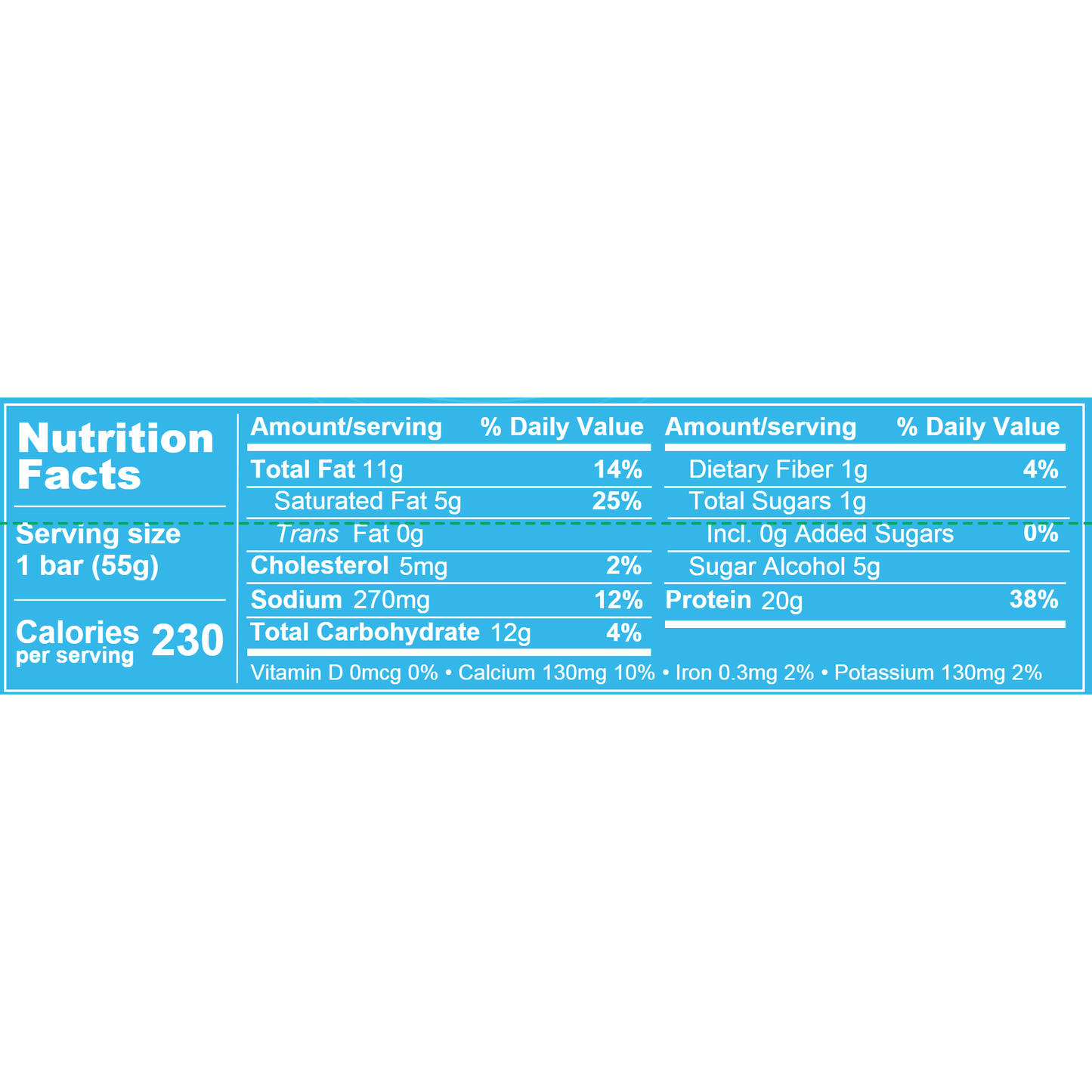 Protein Bar Salty Choc Peanut