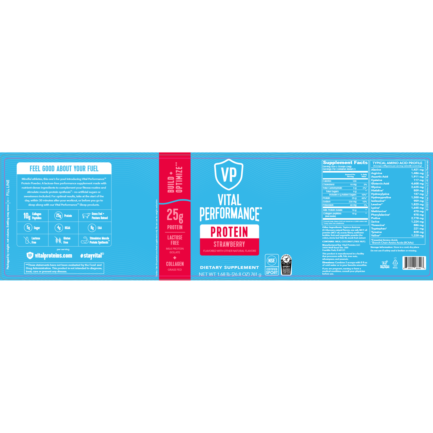 Vital Performance Protein Strawberry