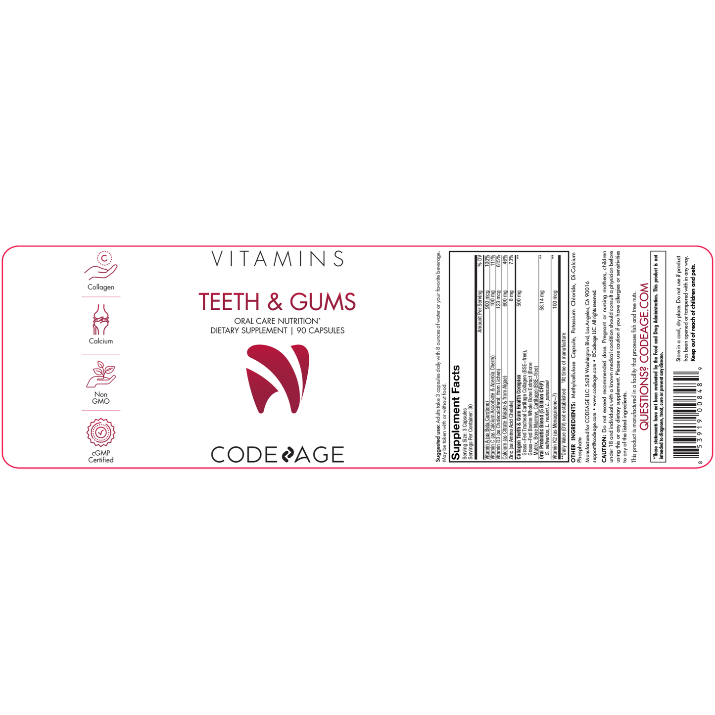 Teeth & Gums Vitamins